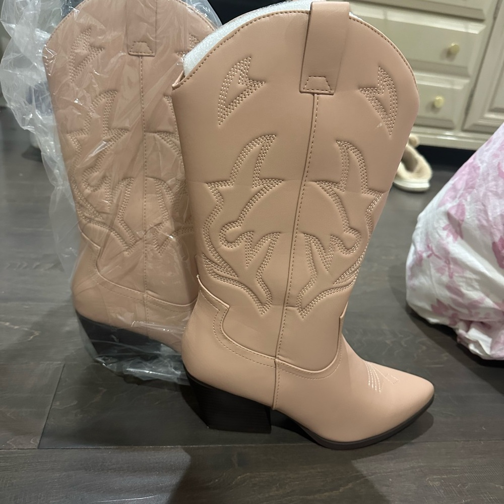 tan soda shop boots